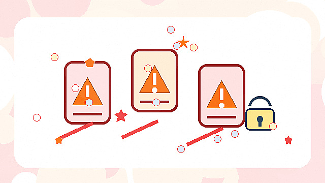 Original illustration for the avoid-for-now list with warning cards and pressure-loop symbols.