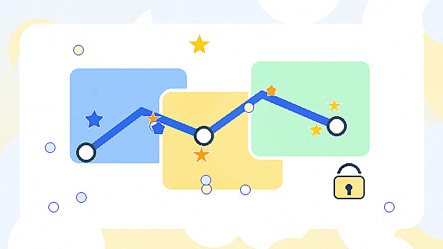 Original illustration for Paper.io 2 with territory paths and an ad-control lock.